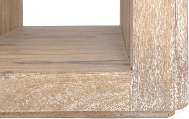 International Furniture Direct Balam Ivory Chairside Table-3