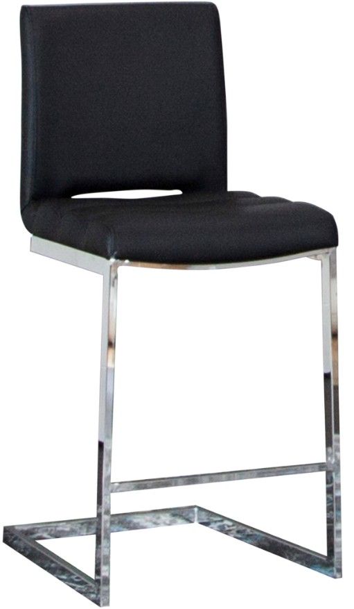 Cramco Dana Black/Chrome Counter Stool-0