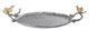 A & B Home Alvada 2-Piece Gold/Silver Decorative Tray Set-2