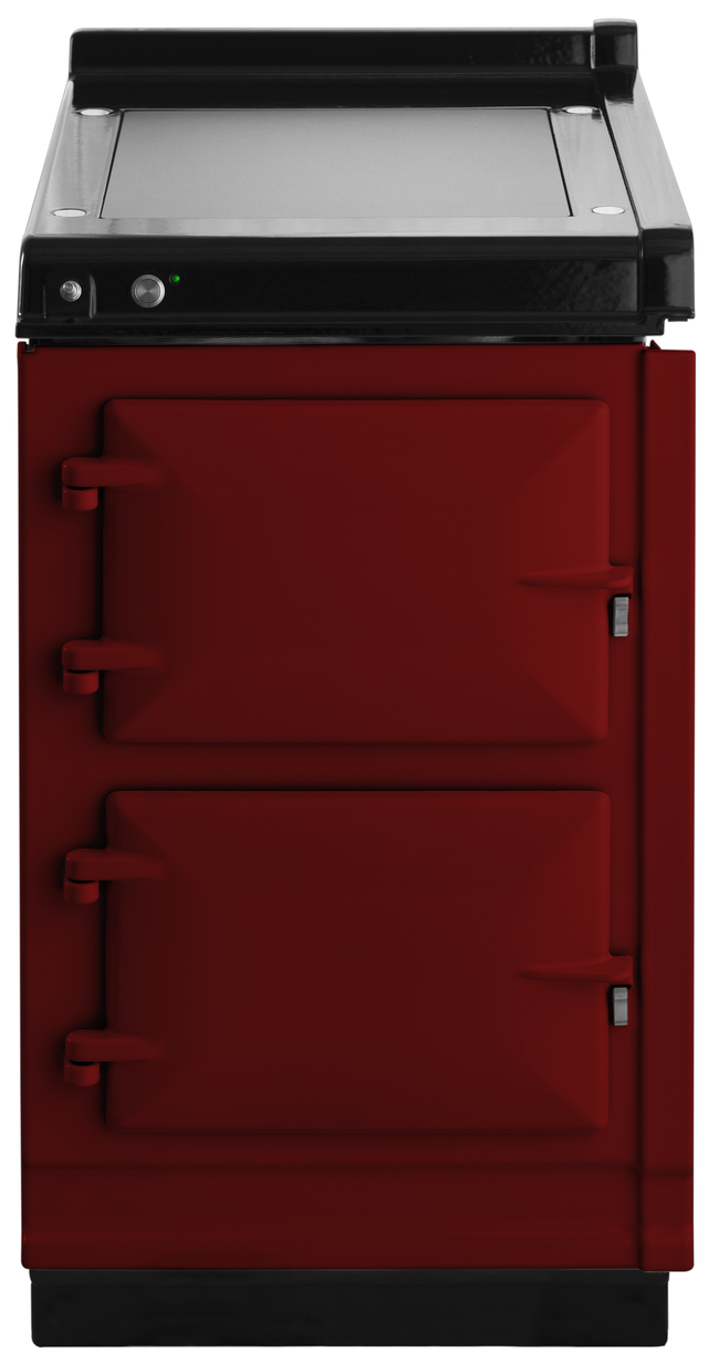 AGA 20" Claret Hotcupboard with Warming Plate-0