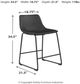 Signature Design by Ashley® Centiar Black Counter Stool-4