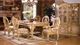 Furniture of America® Tuscany 2-Piece Antique White/Beige Dining Side Chair Set-2