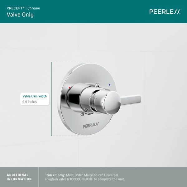 Peerless Precept® Chrome Valve Only Trim Kit-1