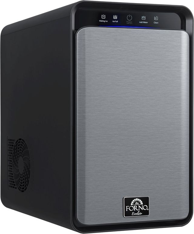 FORNO®  Sferico Evoluto 11" 5.6 lb. Black Ice Maker-2