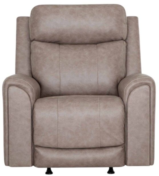 Franklin™ Argent Duvall Greige Fabric Power Rocker Recliner-3