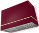 AGA Loge 48" Cranberry Wall Mounted Range Hood with Brushed Nickel Trim-0