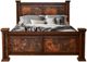 Horizon Home® Santa Clara Brown King Panel Bed-0