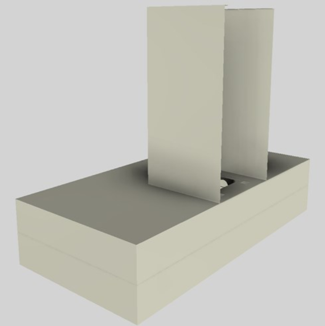 Vent-A-Hood® 42" Biscuit Contemporary Wall Mounted Range Hood-3
