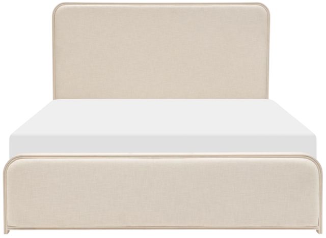 Legacy Classic Maren Fresh Canvas King Upholstered Panel Bed-2