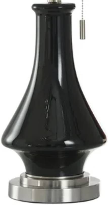 Stylecraft Austin Allen James Stainless Steel Glass Table Lamp-1