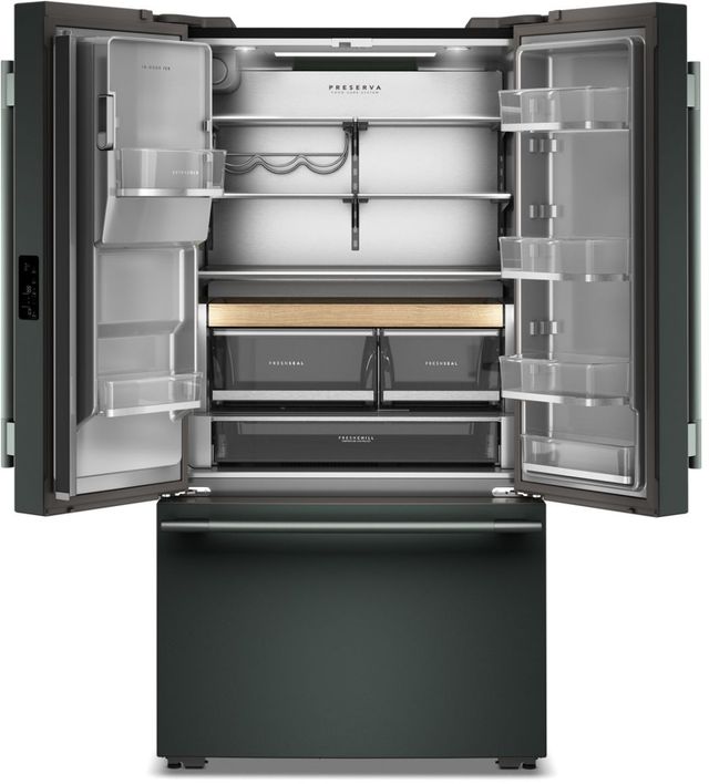 KitchenAid® 36" 23.1 Cu. Ft. Juniper Counter Depth French Door Refrigerator with Intelligent Auto Fill-1