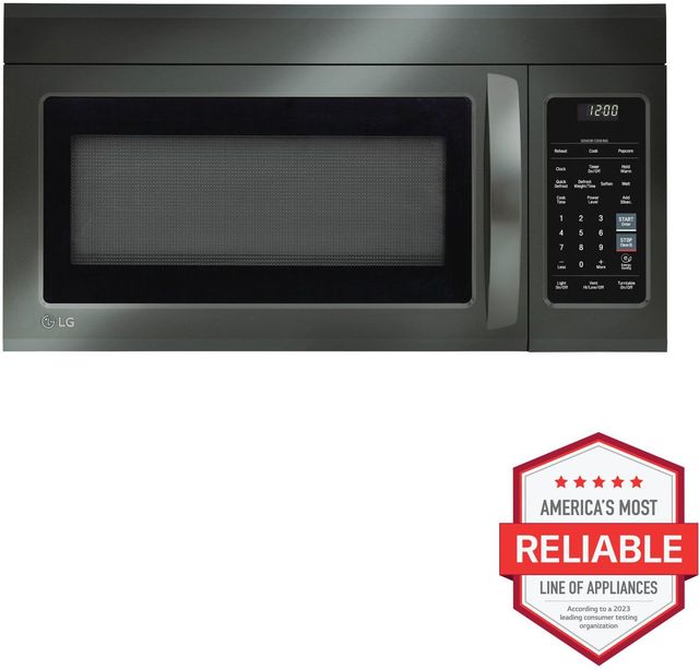 LG 1.8 Cu. Ft. Black Stainless Steel Over The Range Microwave-4