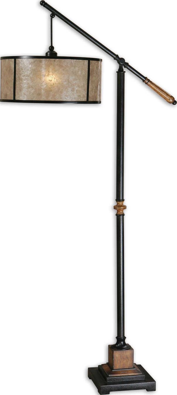 Uttermost by Carolyn Kinder Sitka Black Floor Lamp-0