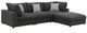 Coaster® Serene 4-Piece Charcoal Sectional-0