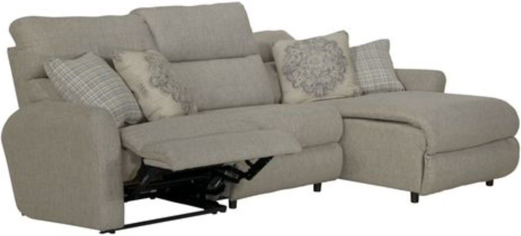 Catnapper McPherson 3-Piece Buff Power Reclining Right-Arm Facing Sectional - Thumbnail 2