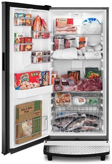 Gladiator® 30" 17.8 Cu. Ft. Black Upright Freezer-2
