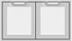 Hestan® AGLP Series 36” Froth Outdoor Double Sealed Pantry-0