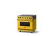 Viking® 5 Series 36" Daffodil Pro Style Induction Range with Polished Chrome Trim-2