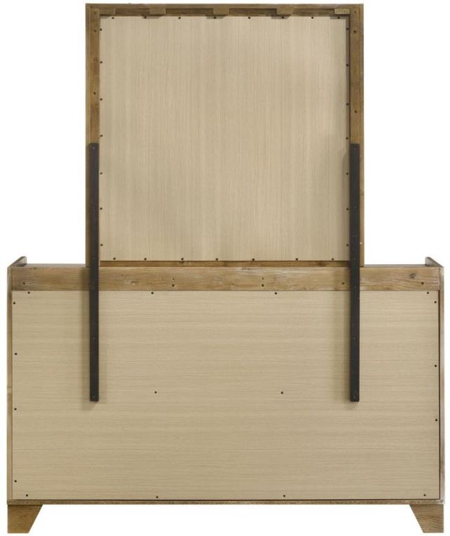 Coaster® Henderson Medium Oak Dresser and Mirror-3