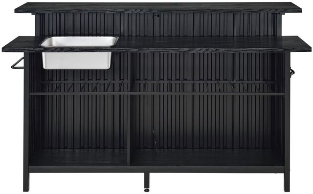 Elements International Leilani Black Bar Table-1