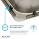 Elkay Lustertone® Classic Lustrous Satin 13" x 16" x 6-1/2" 2-Hole Single Bowl Drop-In ADA Sink-3