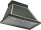 Ilve® Nostalgie II Noblesse 36" Emerald Green Wall Mounted Range Hood with Copper Trim-1