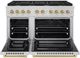ZLINE Autograph Edition Paramount 48" Stainless Steel Pro Style Dual Fuel Range with Champagne Bronze Accents-1