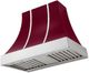 AGA Cascade 36" Cranberry Wall Mounted Range Hood  with Polished Chrome Trim-0