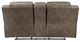 Homelegance® Hazen Brown Double Reclining Loveseat with Center Console-4