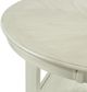 Elements International Amherst White Counter Dining Table-2