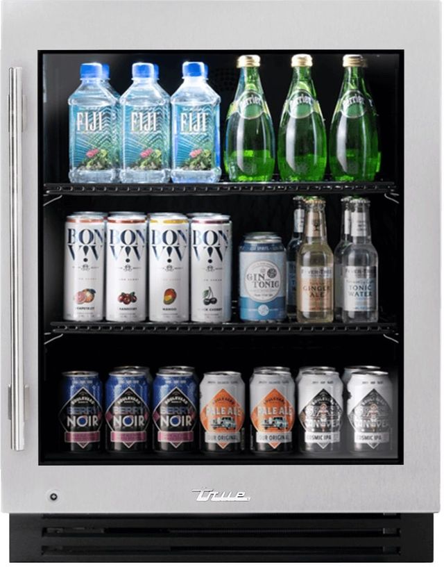 True® 24" 5.0 Cu. Ft. Stainless Steel Beverage Center-0