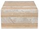Moe's Home Collection Rosa Beige/Grey/Panther Mixed Marble Coffee Table-2
