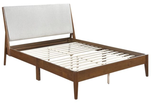 Homelegance® Jasper Chestnut/Light Gray Full Platform Bed-2
