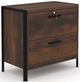 Sauder® Briarbrook® Barrel Oak® Mobile Pedestal File Cabinet-0
