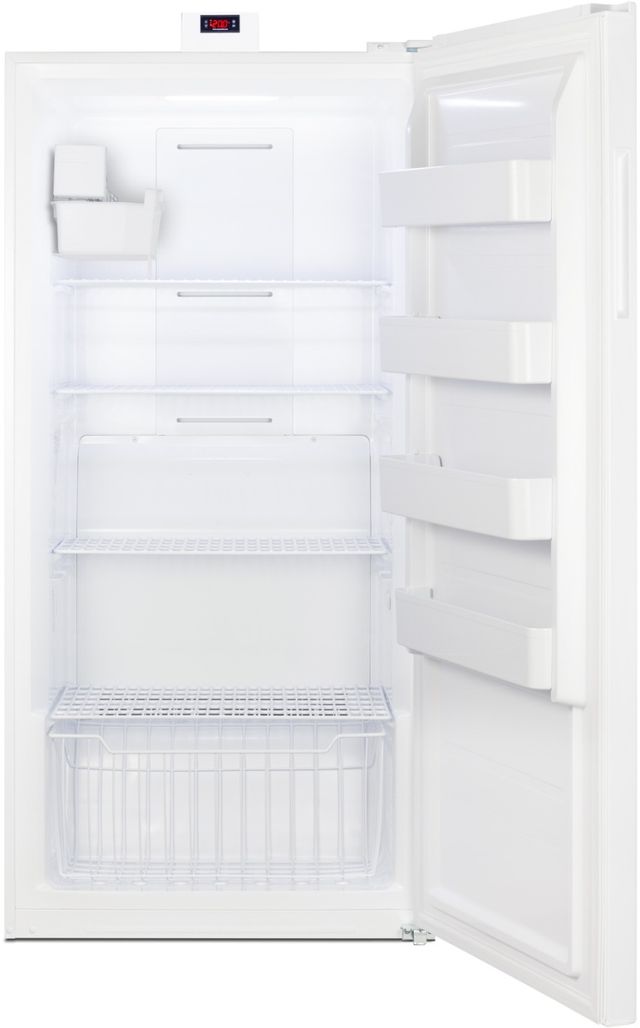 Summit® 21 Cu. Ft White Upright All-Freezer With Icemaker-3