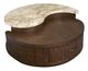 Magnussen Home® McPherson Burnt Umber Round Cocktail Table with Casters-4