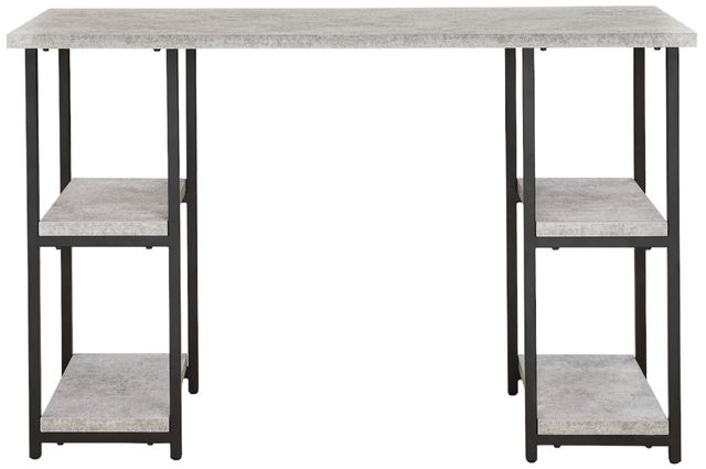 Signature Design by Ashley® Lazabon Black/Gray Office Desk-1
