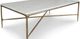 Bassett® Furniture Keswick Bronze/White Rectangular Cocktail Table-4