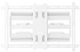 Kanto Full Motion White TV Mount-0