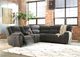 Benchcraft® Timpson Left Arm Facing Double Reclining Console Loveseat-3