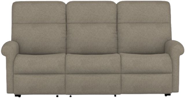 Flexsteel® Davis Dove Manual Reclining Sofa-1