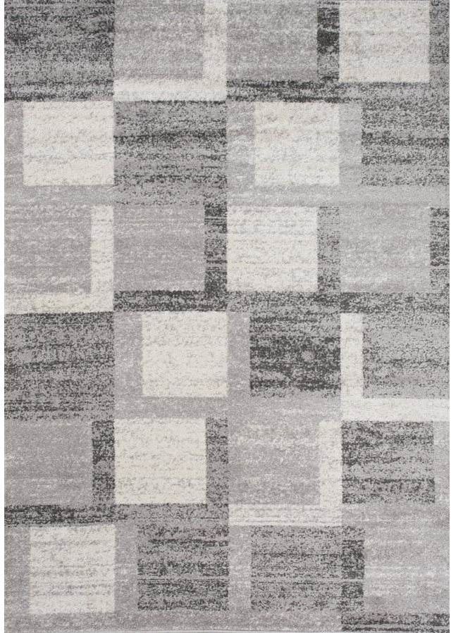 Kalora Interiors Focus Gray/White 6' x 8' Rug-0