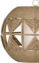 Bassett Mirror Woven Brown Pendant-1