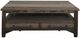 International Furniture Direct Town Brown Cocktail Table-1