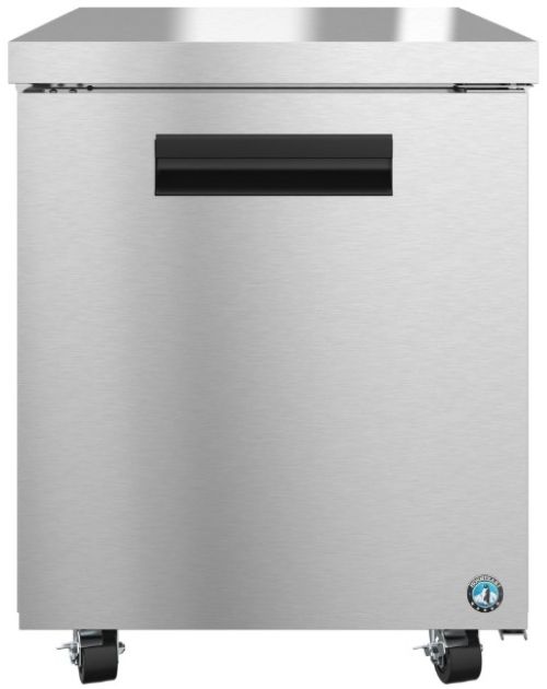 Hoshizaki Steelheart® 27" 7.21Cu. Ft. Stainless Steel Single Section Undercounter Refrigerator-0