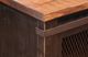 International Furniture Direct Pueblo Weathered Black Cocktail Table with Brown Top-3