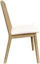 Nest Home Collections Natalie Weathered Timber/White Sand Dining Chair-4
