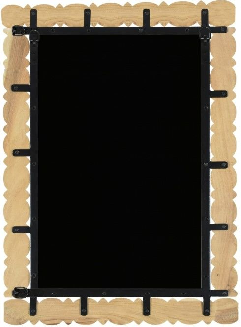 Meridian Furniture Aubrey Natural Oak Mirror-2