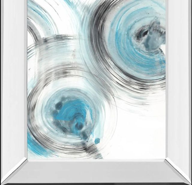 Classy Art Ripple Effect VI by Ethan Harper Mirror Framed Wall Art-1