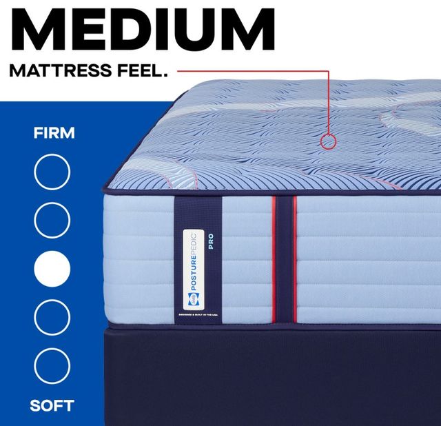 Sealy® Posturepedic® Pro Crenshaw II 14" Wrapped Coil Medium Tight Top Queen Mattress-4